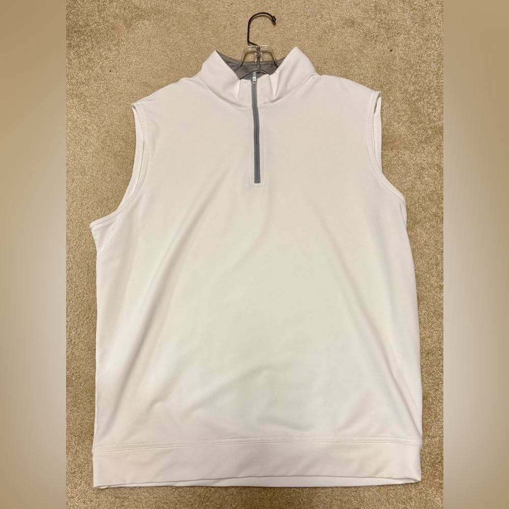 White Peter Millar Vest - Size Large